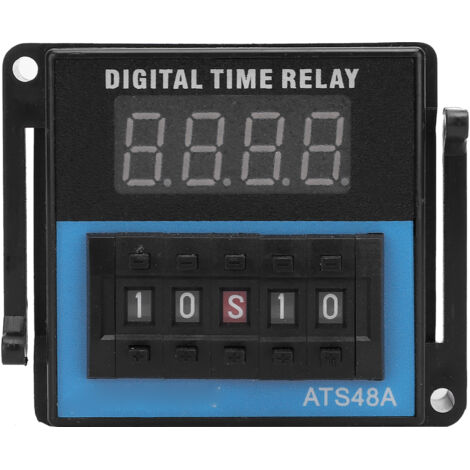 ATS48A‑2Z Relais Temporisateur Professionnel Réglable, Cycle à Délai pour Contrôle DC12V