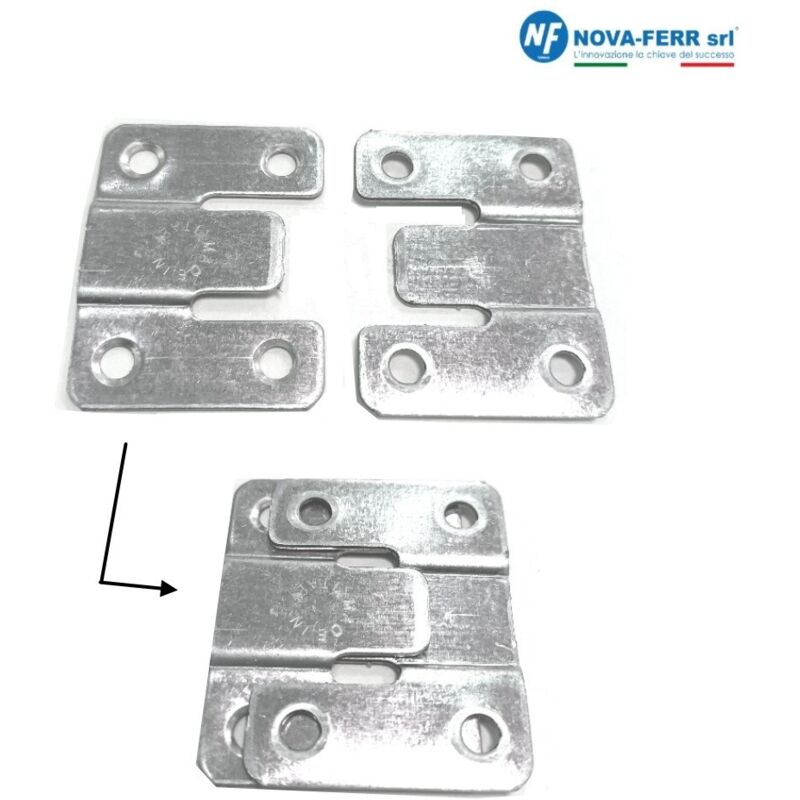 ATTACCAGLIA DI GIUNZIONE 45 x 35 MM MASCHIO-FEMMINA