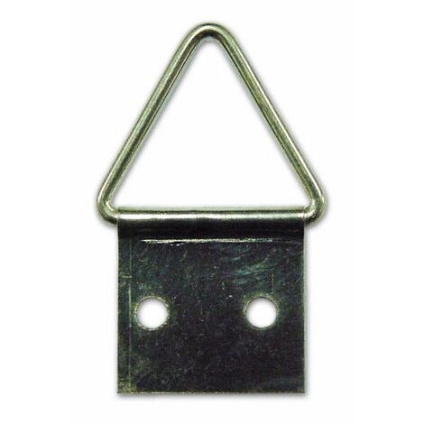 Attaccaglia Snodata in acciaio Ottonato Tipo No4 32x19 mm Conf. 500 Pz