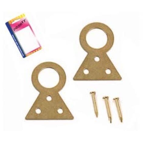 ATTACCAGLIE FISSE OTTONATE IN BLISTER- - n.1 in bl.16 pz. - 12 blister