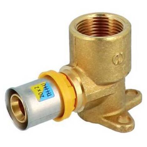 ATTACCO A MURO CON FLANGIA 3 FORI 1/2" x 16 GF