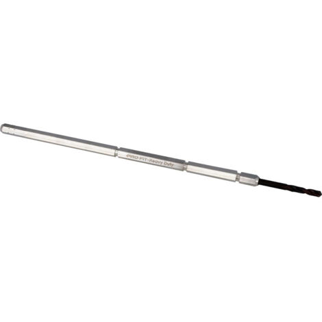 attacco DDH1XL extra lungo con punta centraggio per seghe a tazza Profit Click&Drill Bimetal Plus da diametro mm 14 a 30 con esagono 8 mm