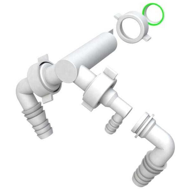 Kiamami Valentina - Raccord D'évacuation à Double Paroi Pour Lave-Linge/Sèche-Linge Ariete