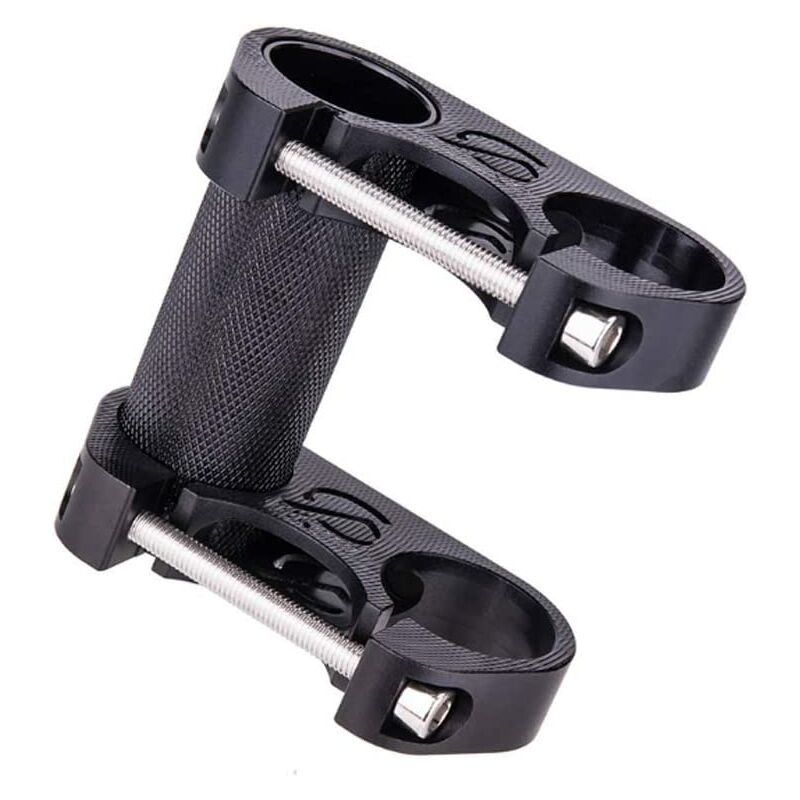 Attacco manubrio bici pieghevole regolabile nero