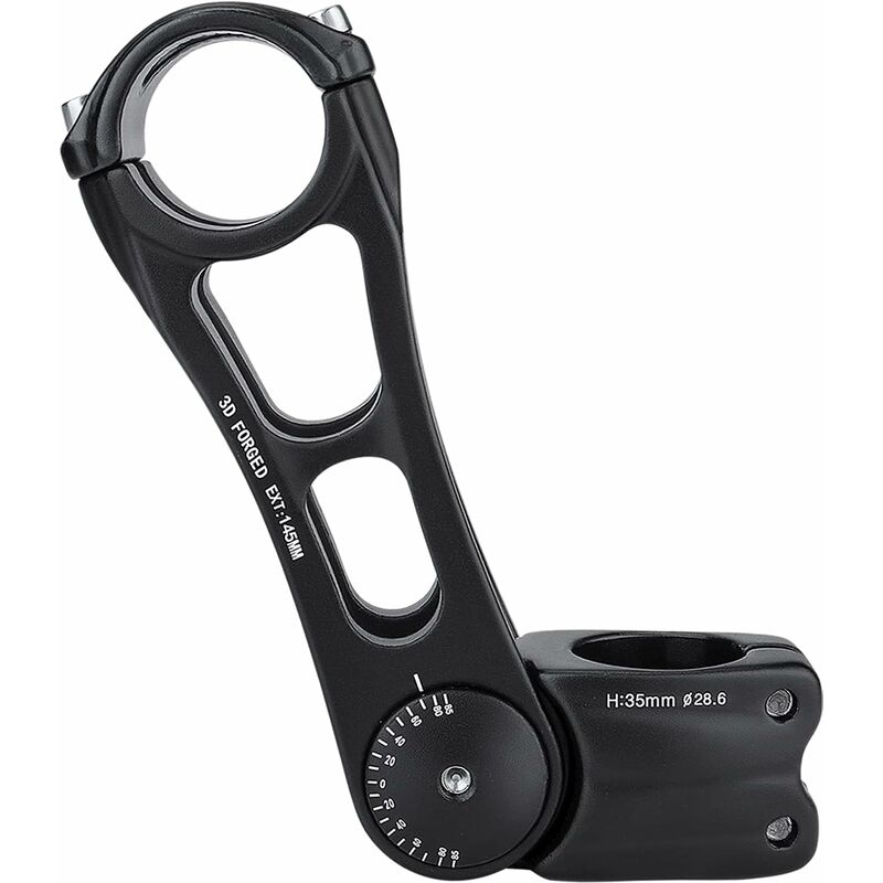 Attacco manubrio regolabile mtb 31,8 mm 70 gradi