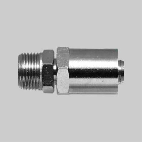 Attacco maschio con portagomma ø 6x14 mm - fil. 1/4" (10 pezzi) SPIRALFLEX