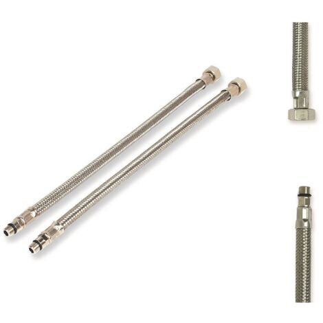 Attacco pieghevole in acciaio FM 3/8"x12/1x35 cm 651405AS381235