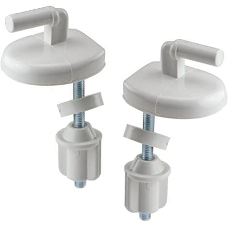 SANIPLAST COPPIA CERNIERA DI RICAMBIO PER SEDILE TERMOINDURENTE - Bianca