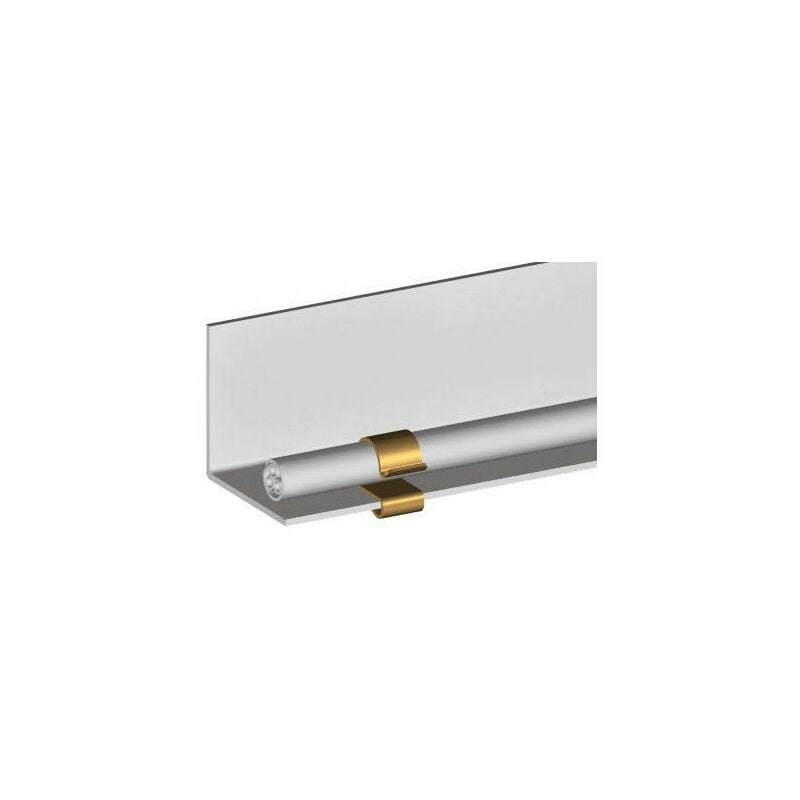 Attache bord de tôle pour tube de 20-24 mm et pour plat de 2-4 mm. 100 Pièces (891006)