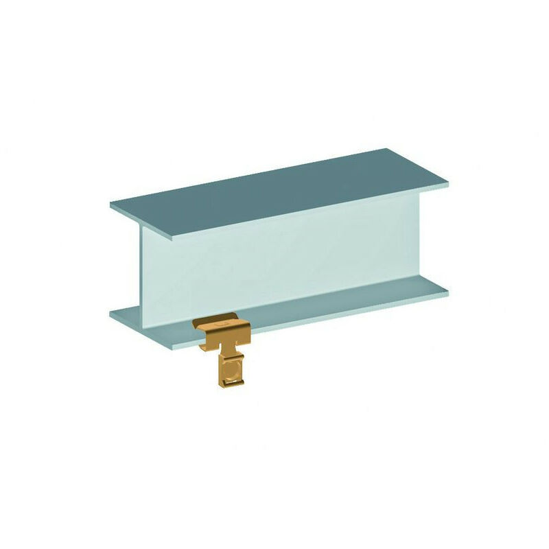 Attache bord de tôle, capacité plat de 4-8 mm, pour colliers 7mm. 25 pièces. (861037)