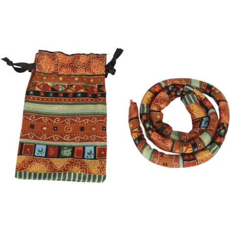 Attache-cheveux spirale ethnique en fil de fer jaune, pour dreadlocks et queue de cheval, réglable pour hommes et femmes