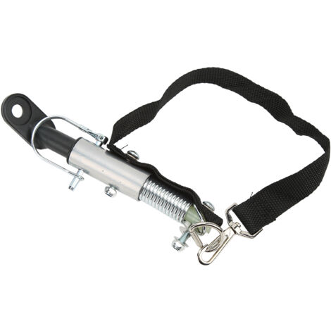 Attache de remorque vélo sans outils, installation facile en métal pour vélo électrique, accouplement remorque cyclisme extensible.