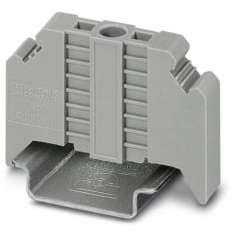 Attache d'extrémité Phoenix Contact, série E/NS 35 N pour Bornier rail DIN ( Prix pour 1 )