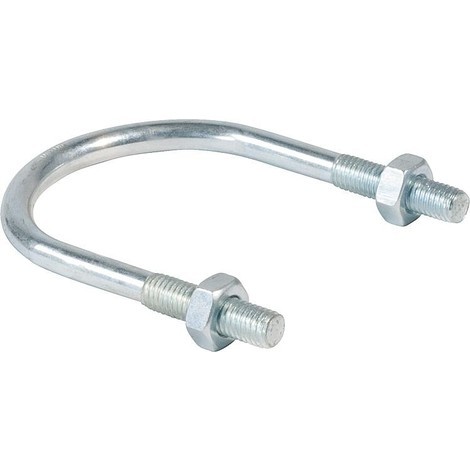 Attache en acier rond 12-17 mm 3/8'' M6 Emballage 10