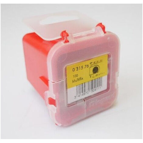 attache grise pour cable diametre 5 a 7 mm multifix legrand, sachet de 100 pieces