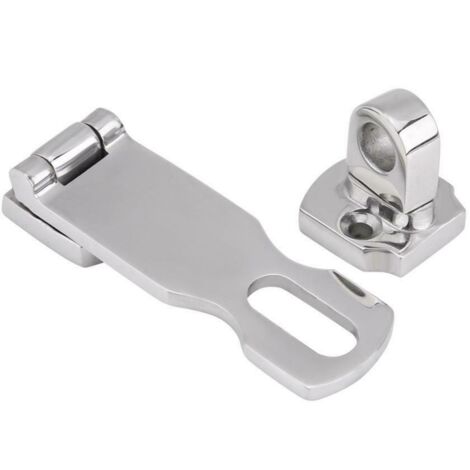 Attache marine de trappe, pince de verrou de casier de bateau anti-hochet attache de trappe marine en acier inoxydable 76 MM