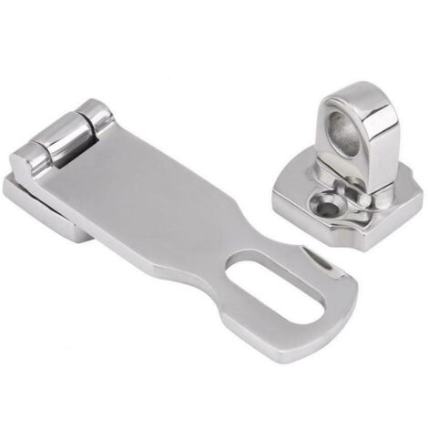 Attache marine de trappe, pince de verrou de casier de bateau anti-hochet attache de trappe marine en acier inoxydable 76 MM