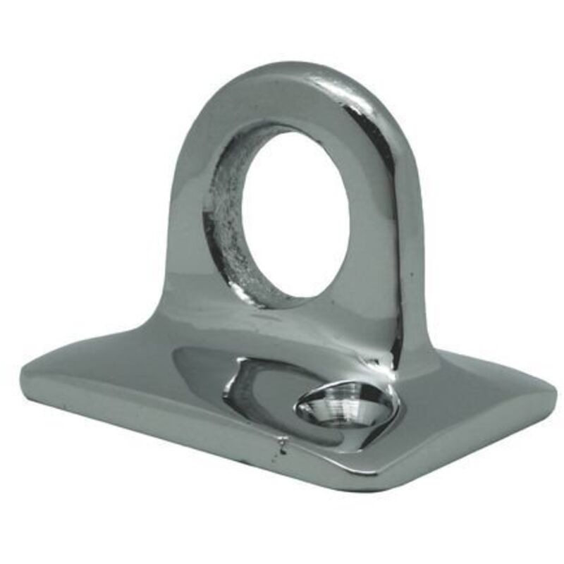 Viso - Attache murale chromée pour corde