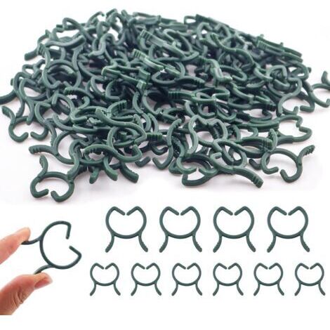 attache plante, 300 pièces attache tomates clips, petite pince à tomates réutilisable pour les légumes et les fruits clips tomates, idéale pour le jardinage et l'entretien professionnel