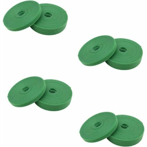 Attache-plantes - Avec fermeture Velcro - Refermable - Perforé pour arracher - Stable et résistant aux intempéries - Support pour plantes - Bande de fixation - Serre-câbles Velcro (10mm1m,8P
