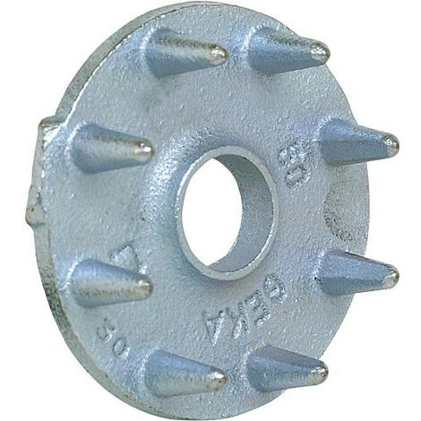 Attache pour bois d'un cote diam. 50 mm, galv zingue