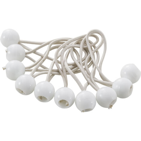 Attache rapide Werkapro pour bâche lot de 10 blanc