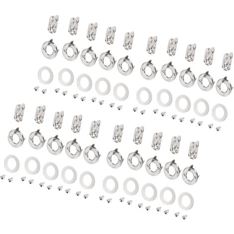 Attaches à verrouillage par torsion, bouton tournant, œillet et vis de montage pour boutons de fixation marins en toile
