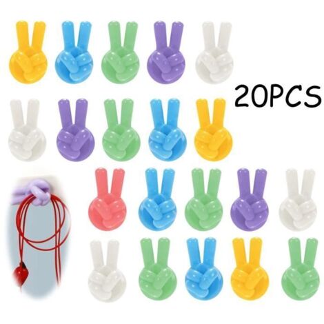 Attaches-câbles - Écologiques - Organisateur de câbles - Silicone - Couleur aléatoire - Lot de 20-AquaForge