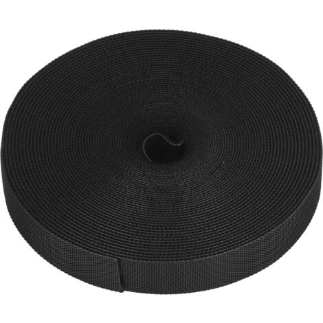 Attaches câbles réutilisables en nylon avec Velcro pour gestion des fils, 10 mètres / 32.8 pieds