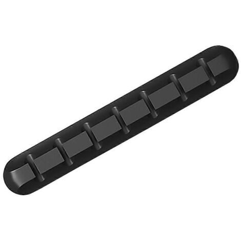 Attaches câbles USB, clips organisateurs fils électriques, support de câbles avec 7 trous