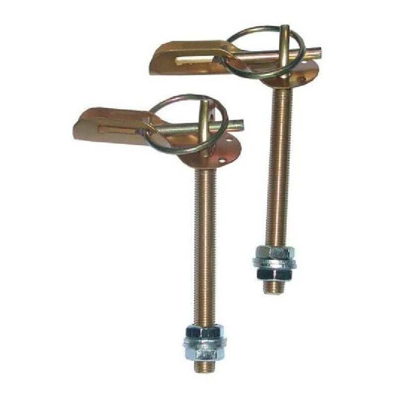 Adnauto - Attaches Capot Alu Or - la paire