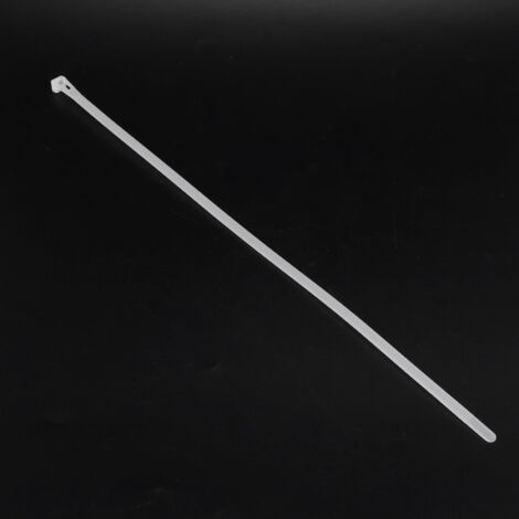 Attaches Colis Reutilisable Professionnel Nylon 8x400 Blanc 100Pcs