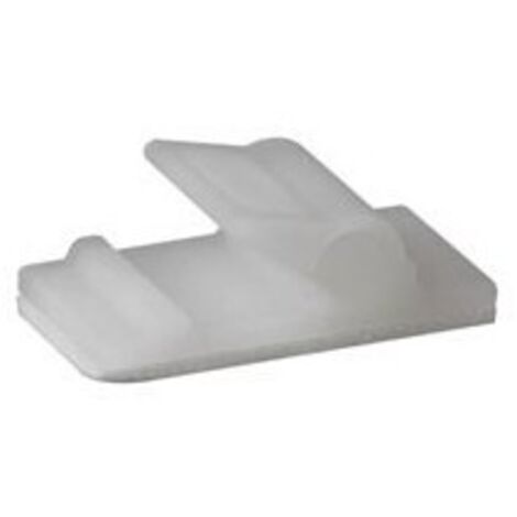 Attaches de cable auto-adhesives - ø 3 5 - 3 8 mm / 21 x 10 mm / 10 pcs