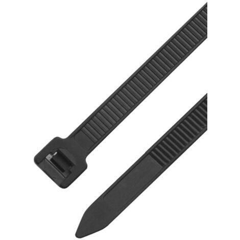 Attaches de câble en Nylon robustes, 100 pièces, résistance à la traction, attaches de fil de tuyau autobloquantes 5x20 0mm/0.2x7.9 en noir