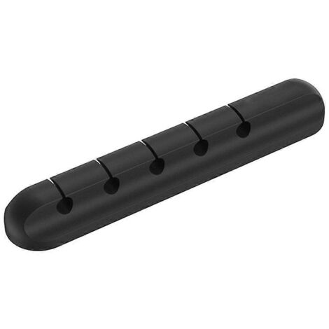 Attaches de Câbles, Organisateur de Fils pour Câbles USB, Support de Câbles avec 5 Trou