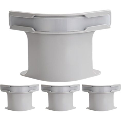 Attaches de draps verrouillables - Sangles d'angle robustes pour draps-housses - Maintiennent les draps en place en toute sécurité - Gris - Lot de 4