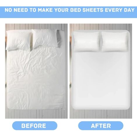 Attaches élastiques réglables pour draps, protège-matelas, housses de table à repasser, nappes, housses de canapé, couettes, housses de siège auto