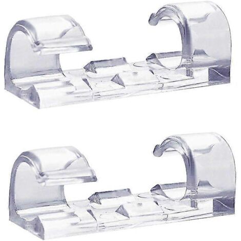 Attaches pour câbles, organisateurs de câbles auto-adhésifs robustes, support mural auto-adhésif pour la gestion des câbles, clips d'organisation des cordons pour la maison et le bureau-AquaForge