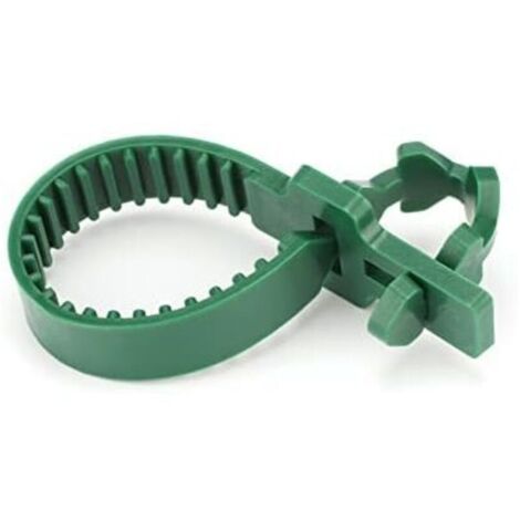 Attaches pour tuteur d’arbres – Lot de 5 liens verts en plastique souple, 24 cm, idéaux pour soutenir branches et jeunes arbres