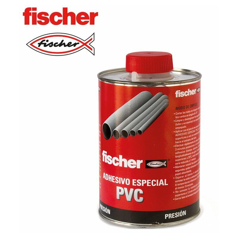 Fischer - Colle pvc 500 ml - 96022 - Transparent