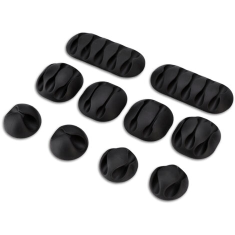 Attaches universelles pour câbles de bureau - Organisez et gérez vos câbles-AquaForge