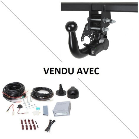 Attelage BMW X6 y compris Active Hybride (05/08-11/14) RDSOV + faisceau universel 7 broches + boitier électronique