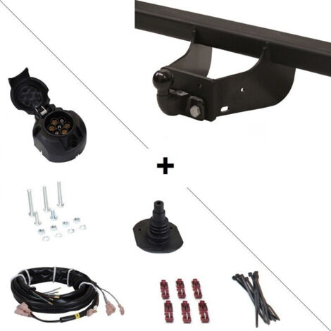 Attelage Fiat Ducato Fourgon (07/99-05/06) Standard + faisceau universel 7 broches utilitaire