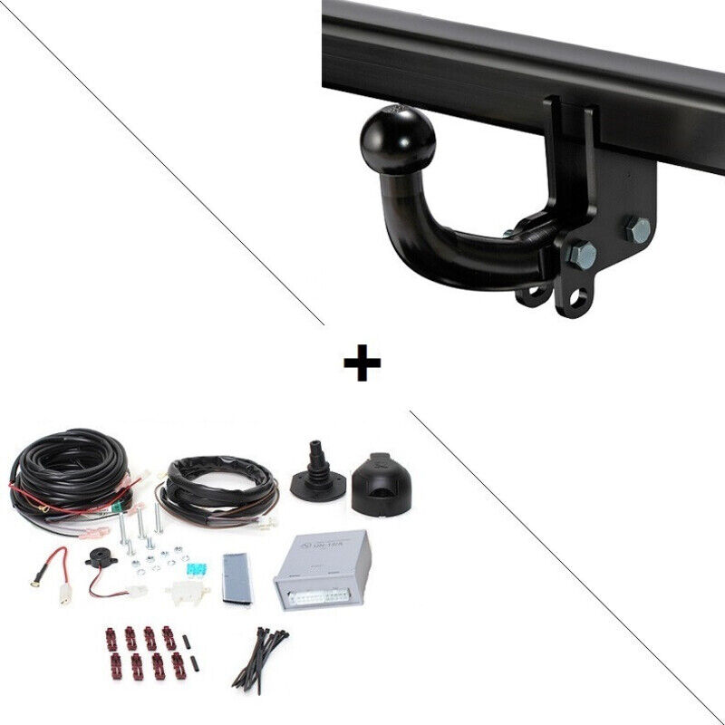 France Attelage - Attelage Ford Ecosport sans roue de secours (11/17-) Col de cygne + faisceau universel 7 broches + boitier électronique