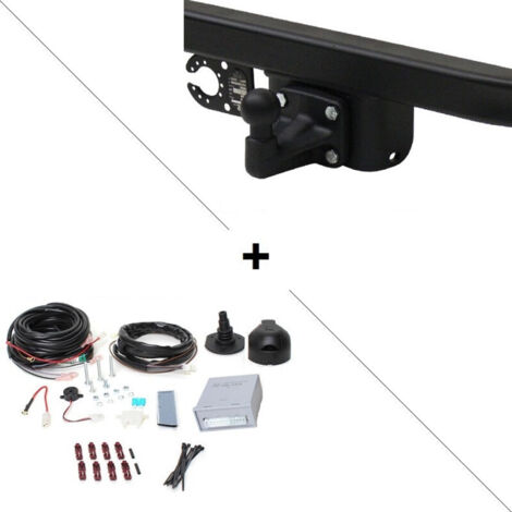Attelage Ford Transit Fourgon uniquement (01/14-) Standard + faisceau universel 7 broches + boitier électronique
