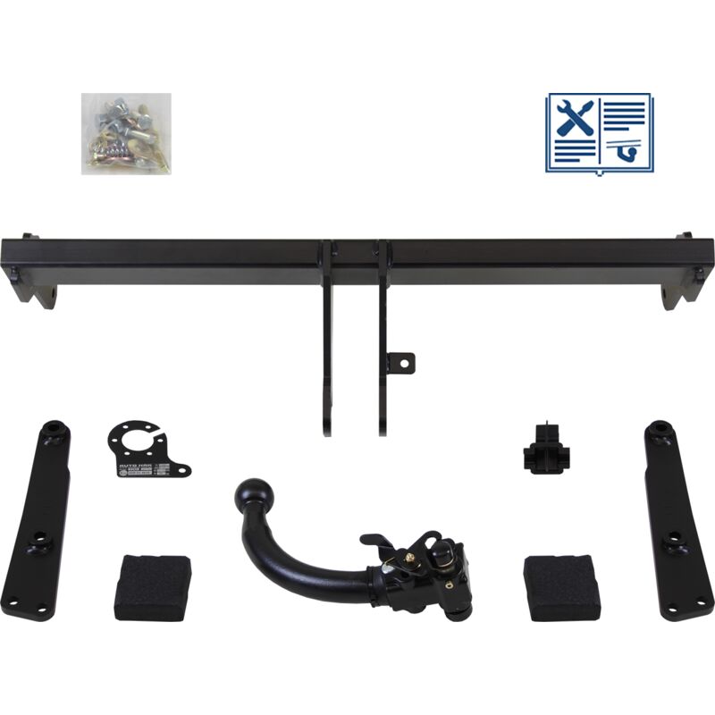 Attelage rotule démontable auto-hak + faisceau Trail-Tec universel 7 broches - audi A4 B9 Avant