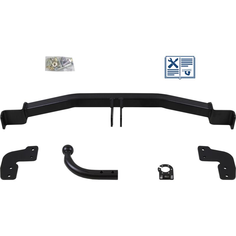 Rameder - Attelage - Citroën C2 - 09/03-04/05 - col de cygne - auto-hak - Faisceau universel 7 broches