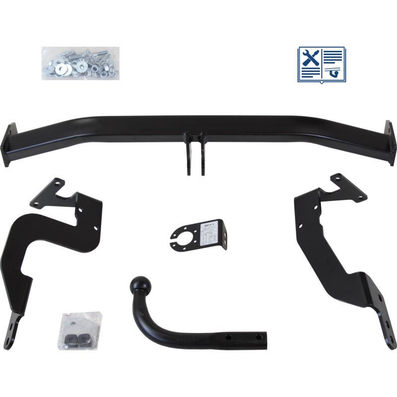 Attelage col de cygne Hak-Pol + faisceau Trail-Tec universel 7 broches - CITROËN C4 PICASSO I Monospace