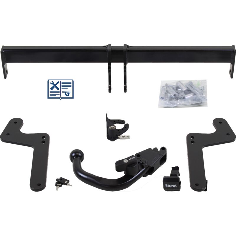 Rameder - Attelage rotule démontable Brink + faisceau Trail-Tec universel 7 broches - dacia duster