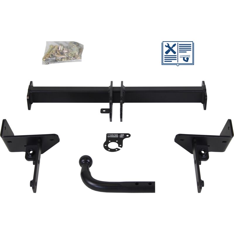 Rameder - Attelage col de cygne auto-hak + faisceau Trail-Tec spécifique 7 broches - jeep renegade suv